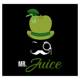 Mr. Juice logo.